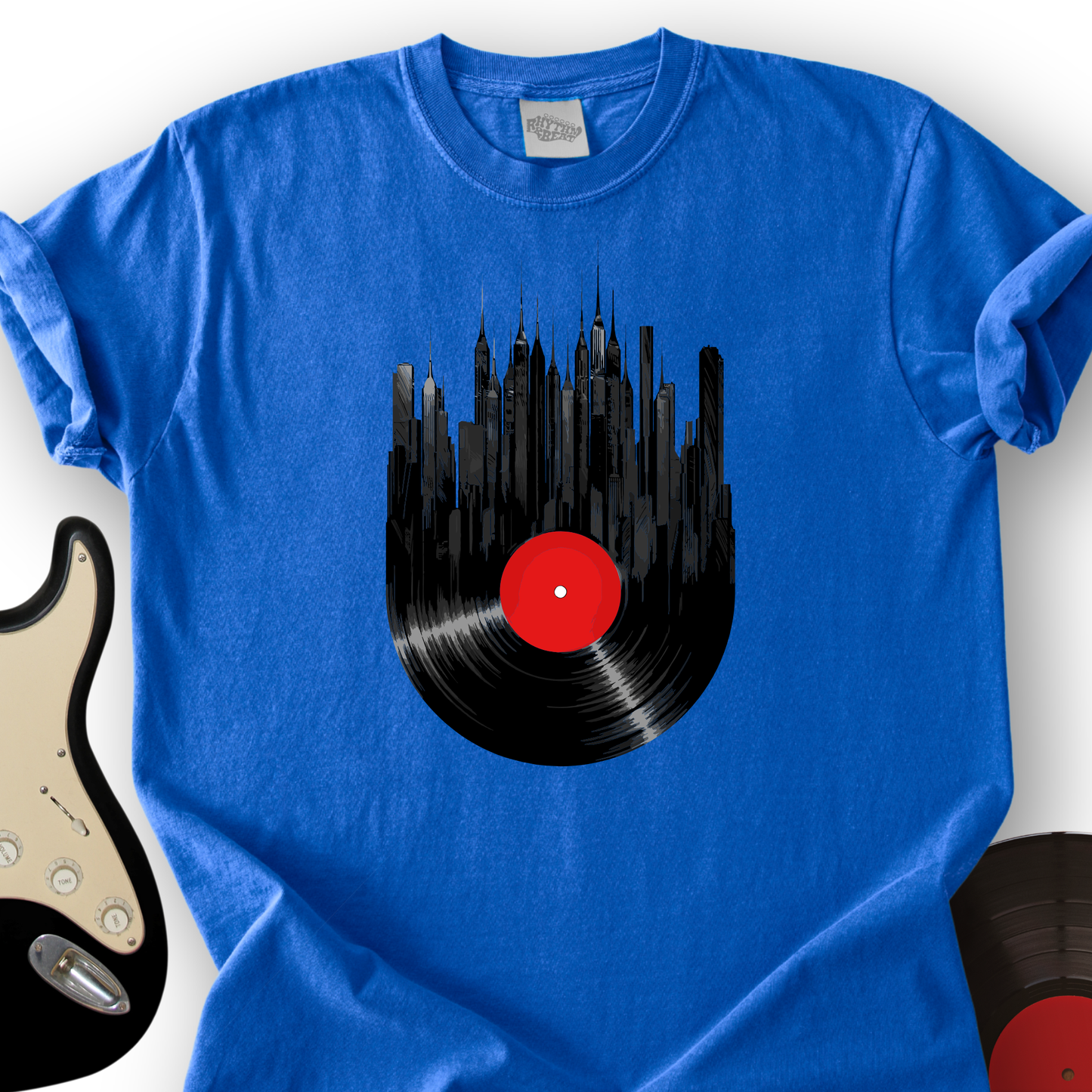Vinyl Skyline T-Shirt