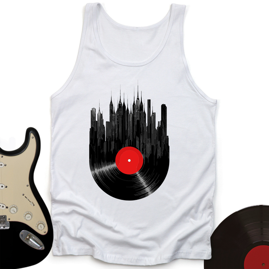Vinyl Skyline Tank Top
