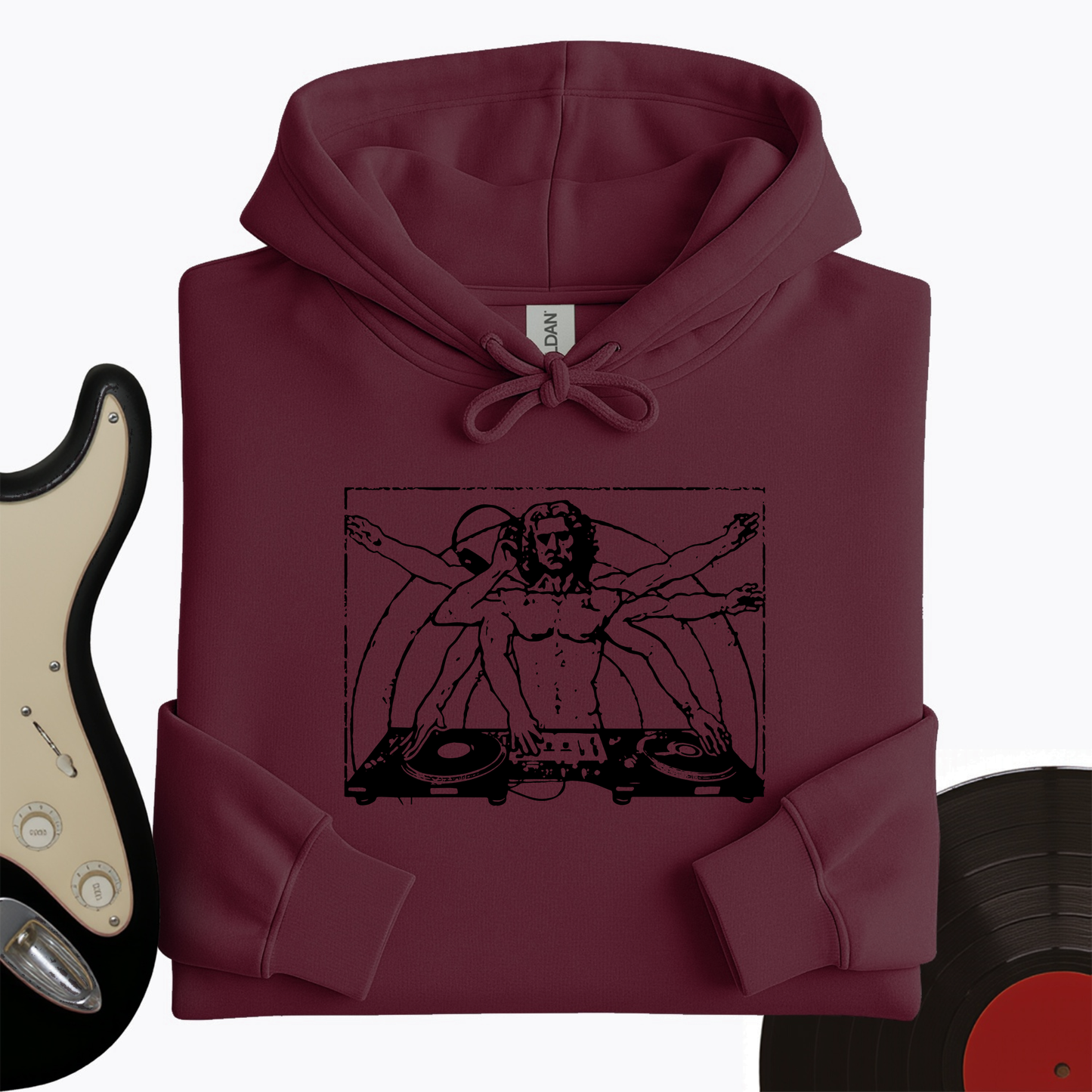 Vitruvian DJ Hoodie