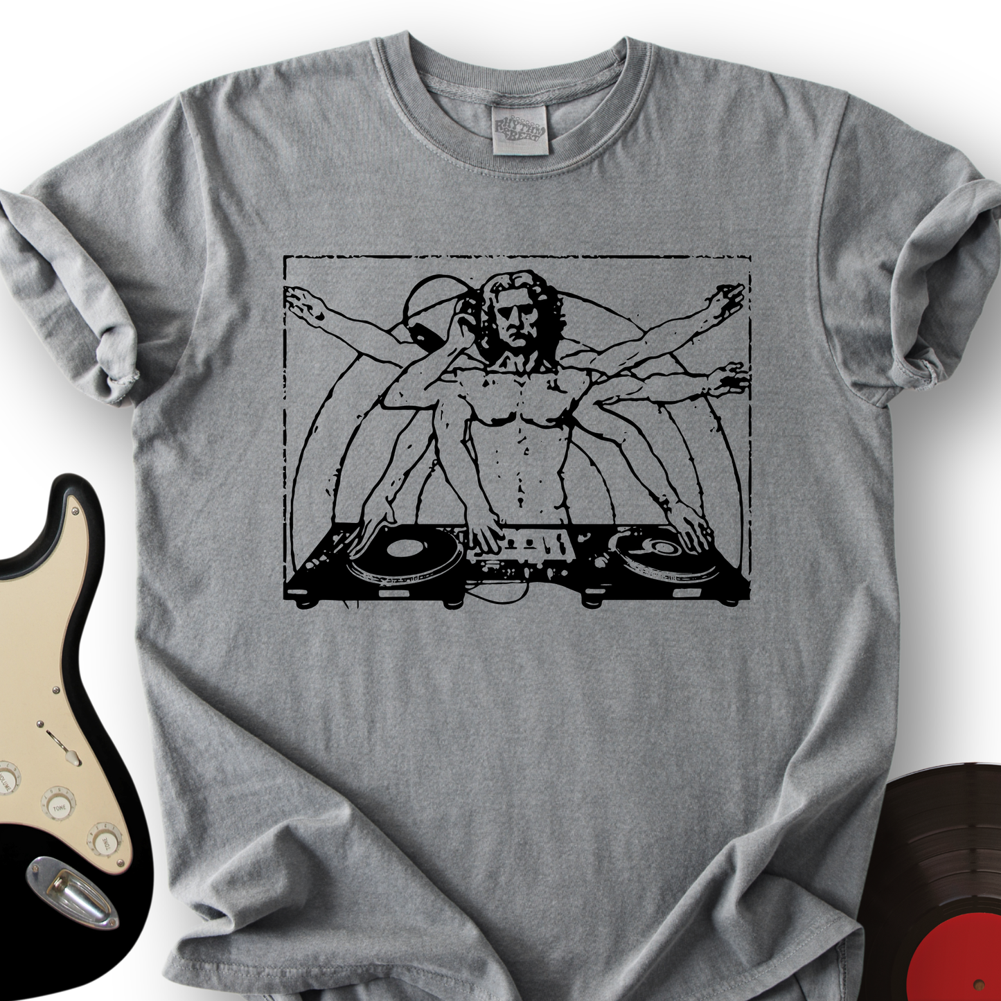Vitruvian DJ T-Shirt