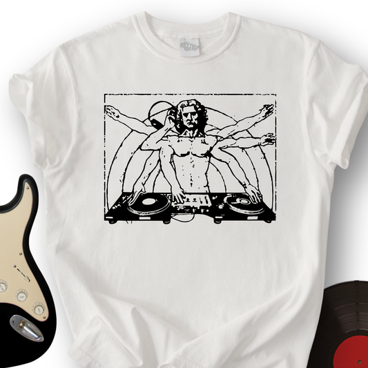 Vitruvian DJ T-Shirt