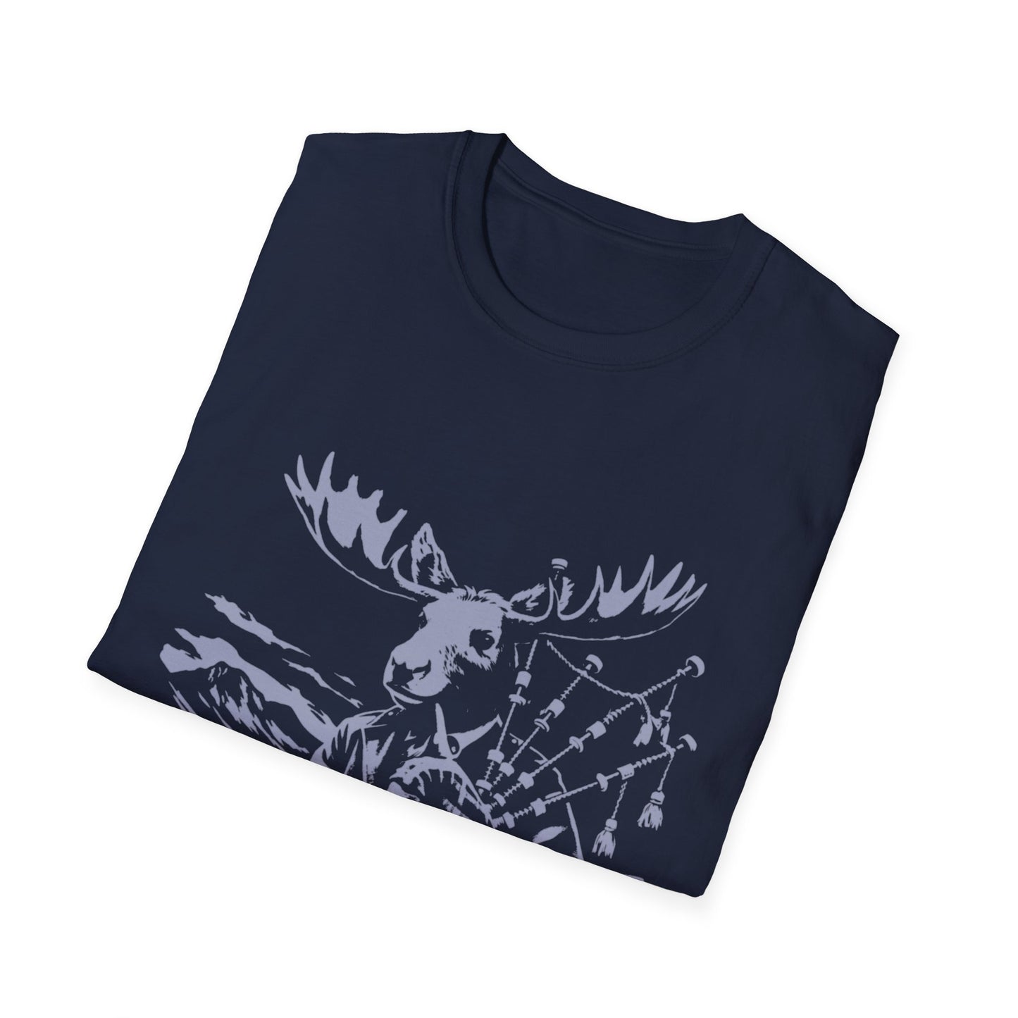 Moose Bagpiper T-Shirt
