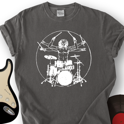 Vitruvian Drummer T-Shirt