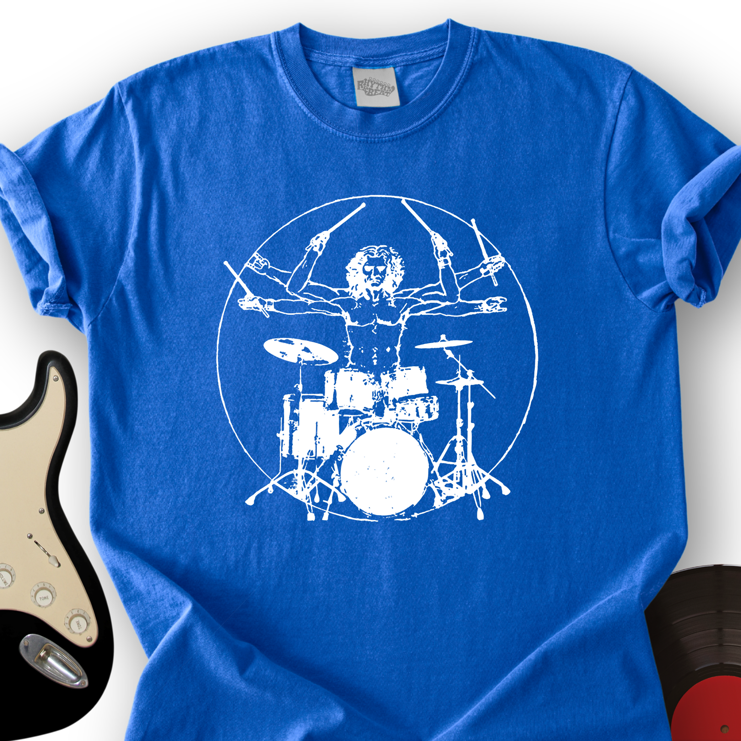 Vitruvian Drummer T-Shirt