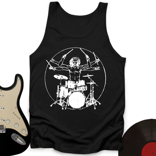 Vitruvian Drummer Tank Top
