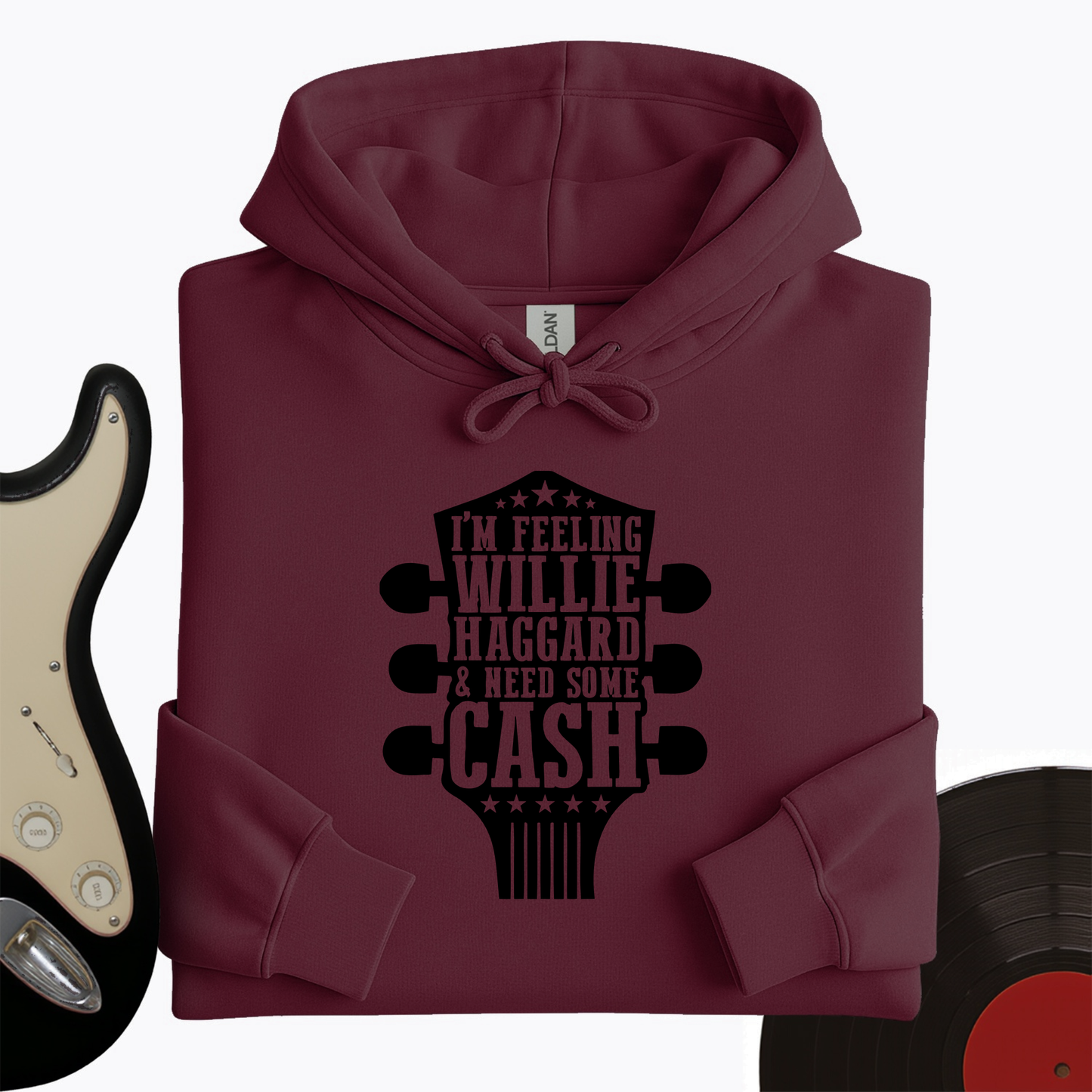 Willie And Cash Hoodie