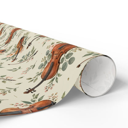 Watercolor Violin Wrapping Paper