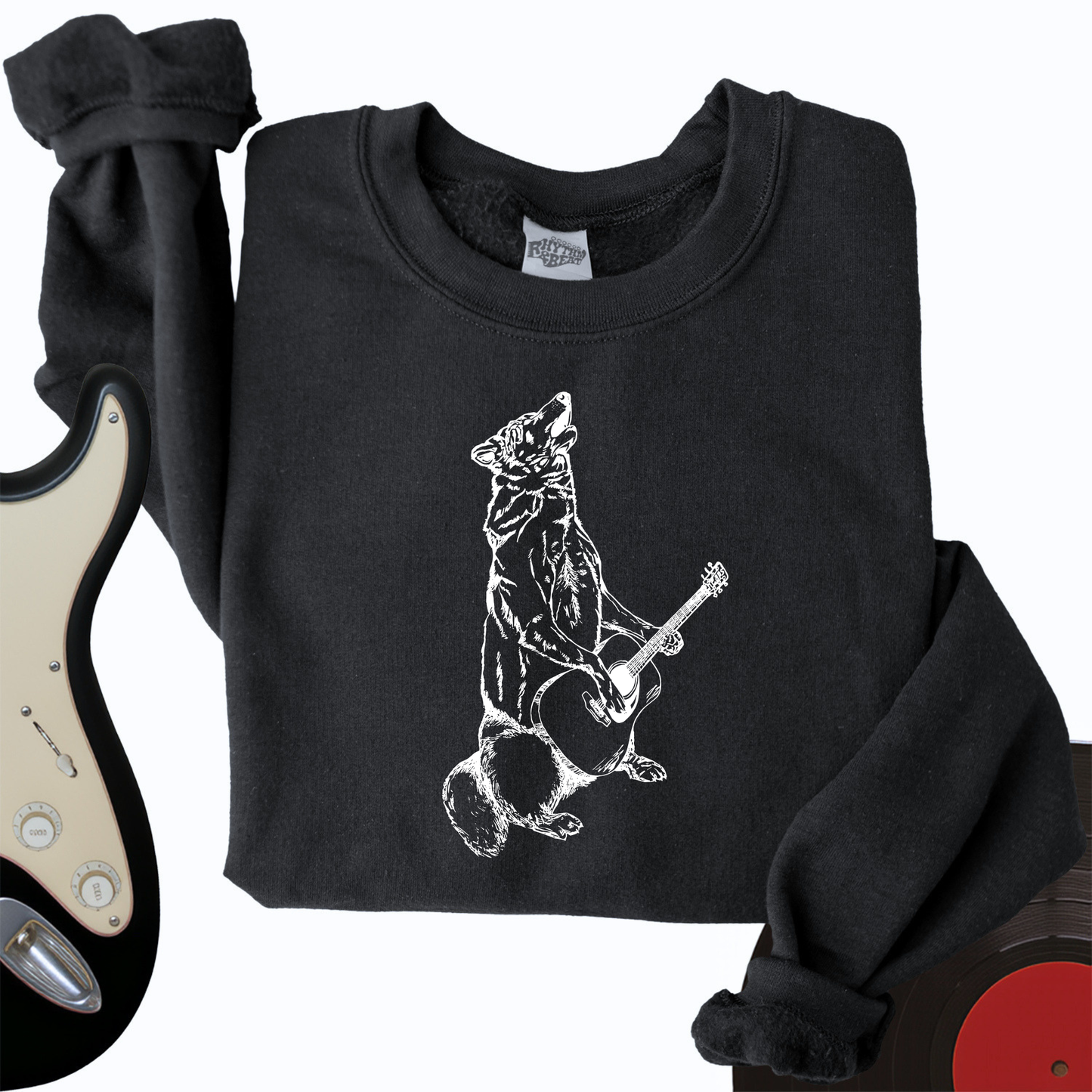 Wolf Guitar Crewneck