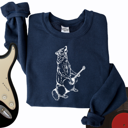 Wolf Guitar Crewneck