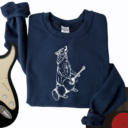 Wolf Guitar Crewneck