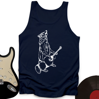 Wolf Guitar Tank Top