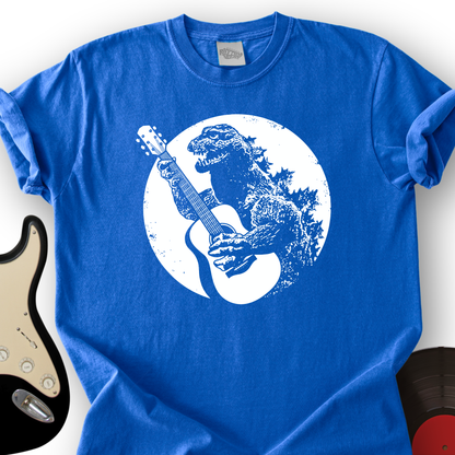 Godzilla Playing Guitar T-Shirt