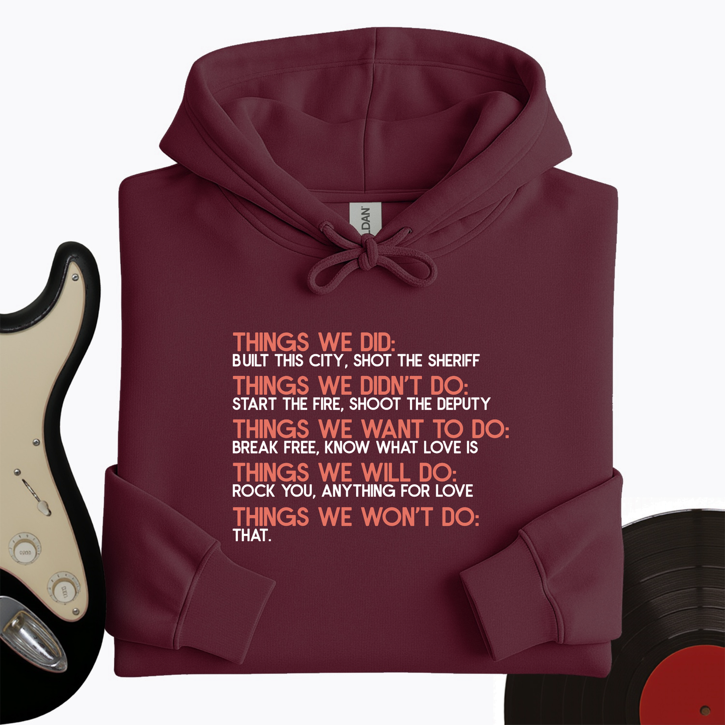 Things We Did Basics Hoodie