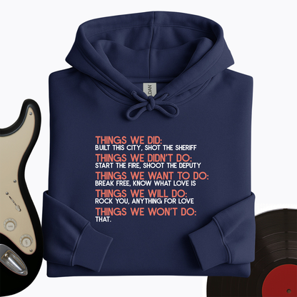 Things We Did Basics Hoodie