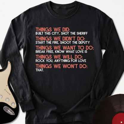 Things We Did Basics Long Sleeve