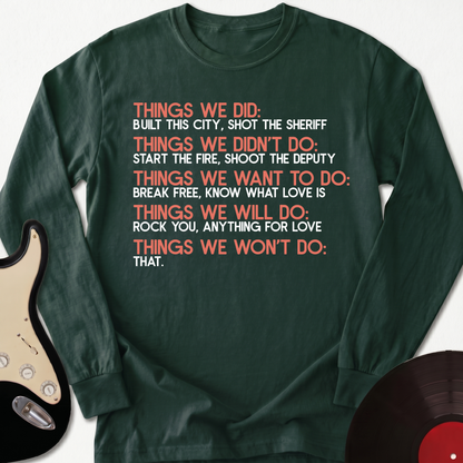 Things We Did Basics Long Sleeve