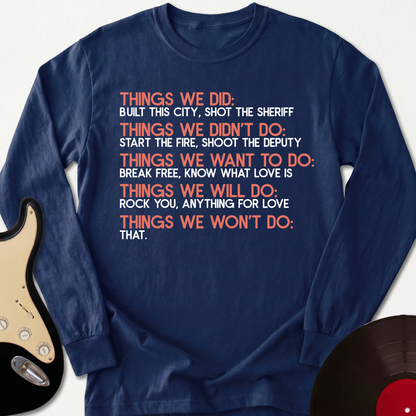 Things We Did Basics Long Sleeve