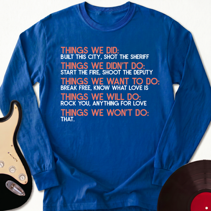 Things We Did Basics Long Sleeve