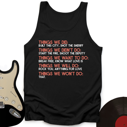 Things We Did Basics Tank Top