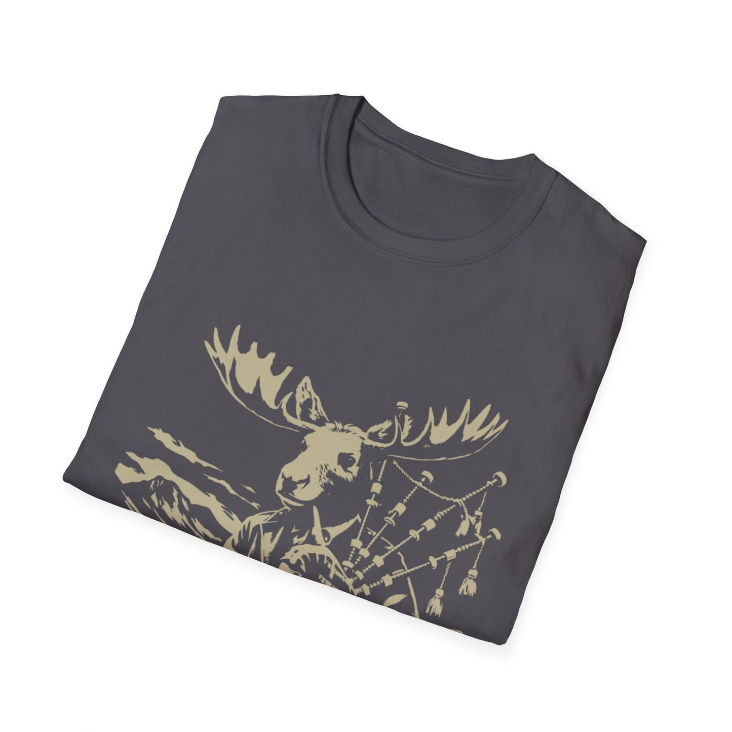 Moose Bagpiper T-Shirt