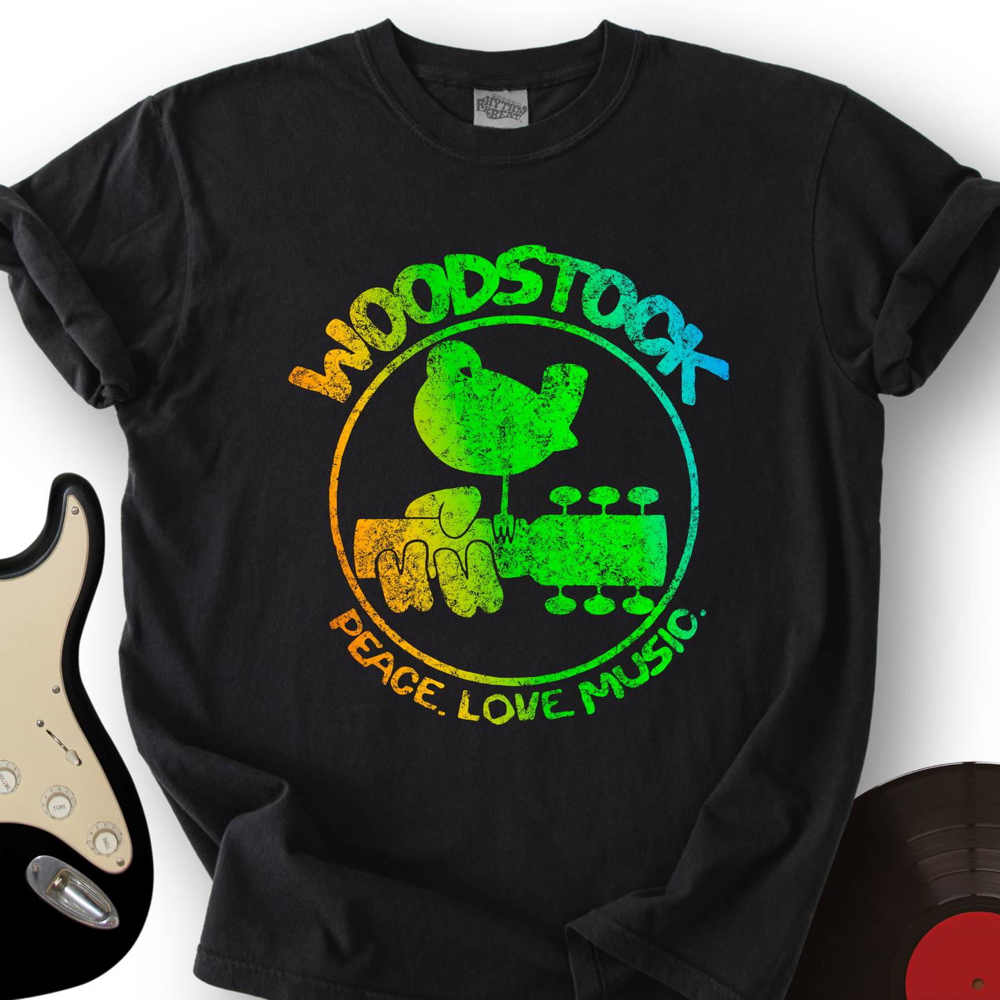 Woodstock Peace Love Music T-Shirt