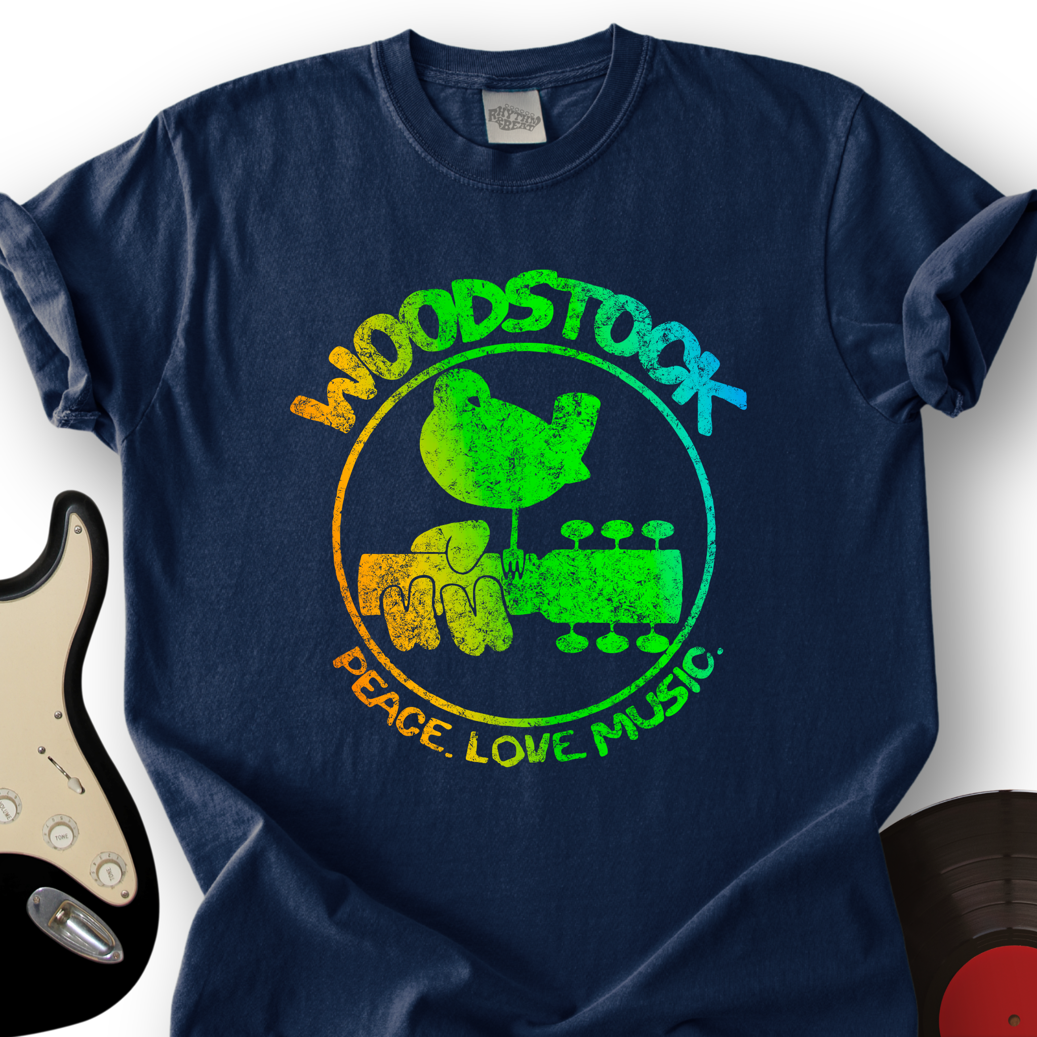Woodstock Peace Love Music T-Shirt