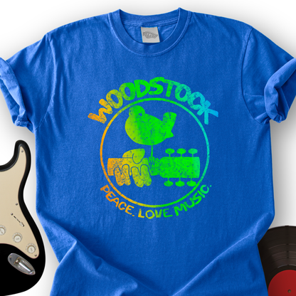 Woodstock Peace Love Music T-Shirt