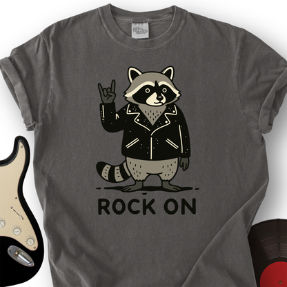 Raccoon Rock On T-Shirt
