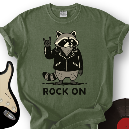 Raccoon Rock On T-Shirt