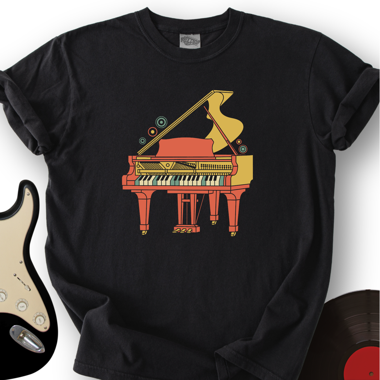 Piano Retro T-Shirt