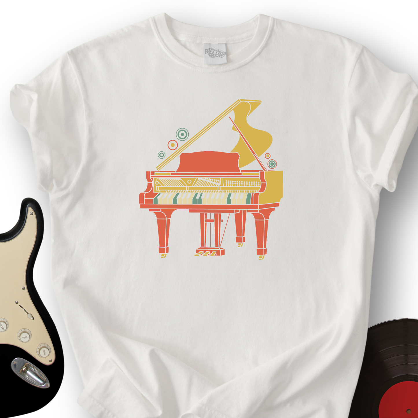 Piano Retro T-Shirt