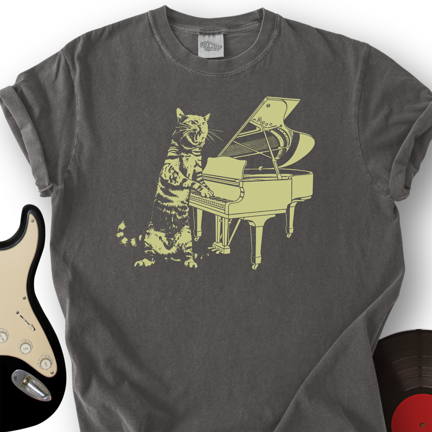 Cat Piano T-Shirt