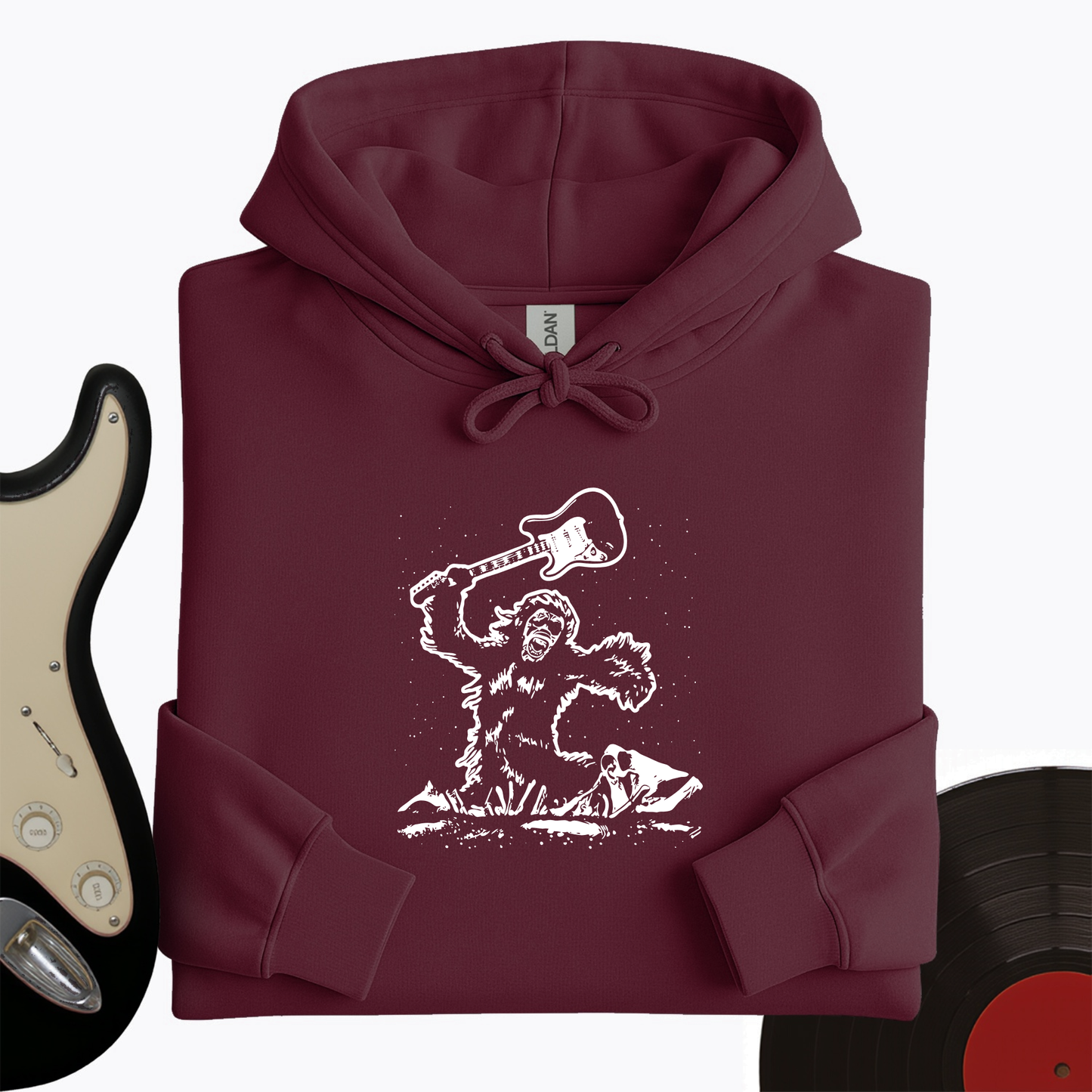 Gorilla Guitar Hoodie