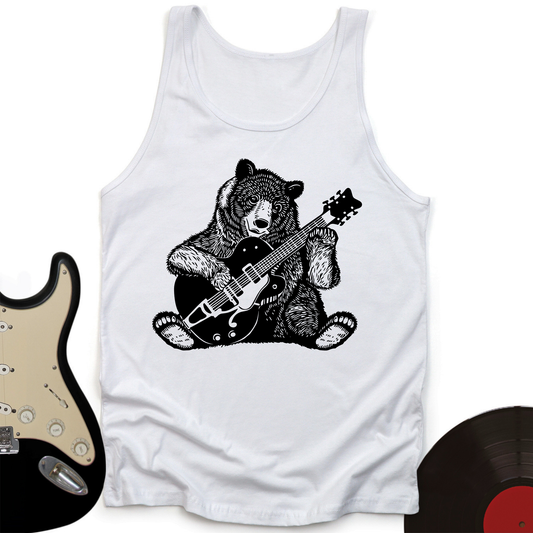 Guitar Bear Tank Top