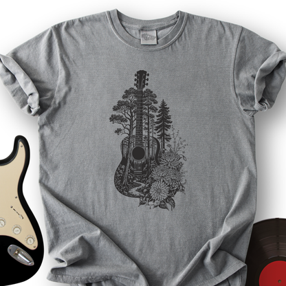 Floral Guitar T-Shirt