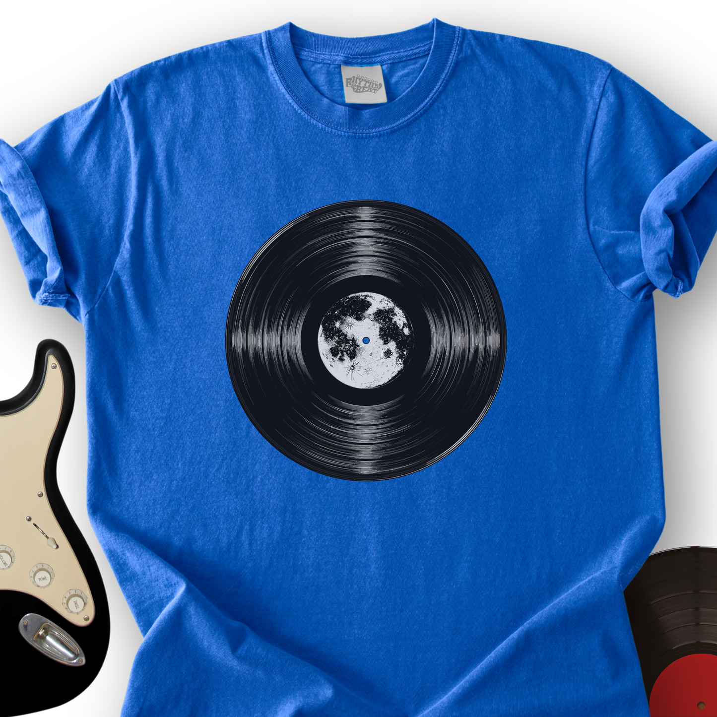Moon Vinyl T-Shirt
