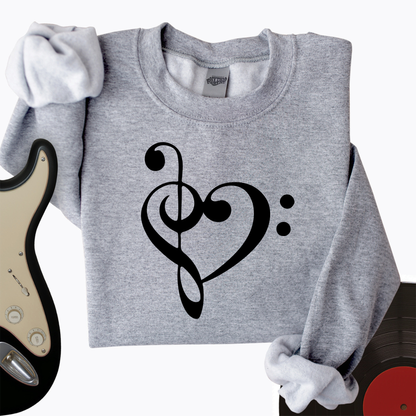 Music Heart Crewneck