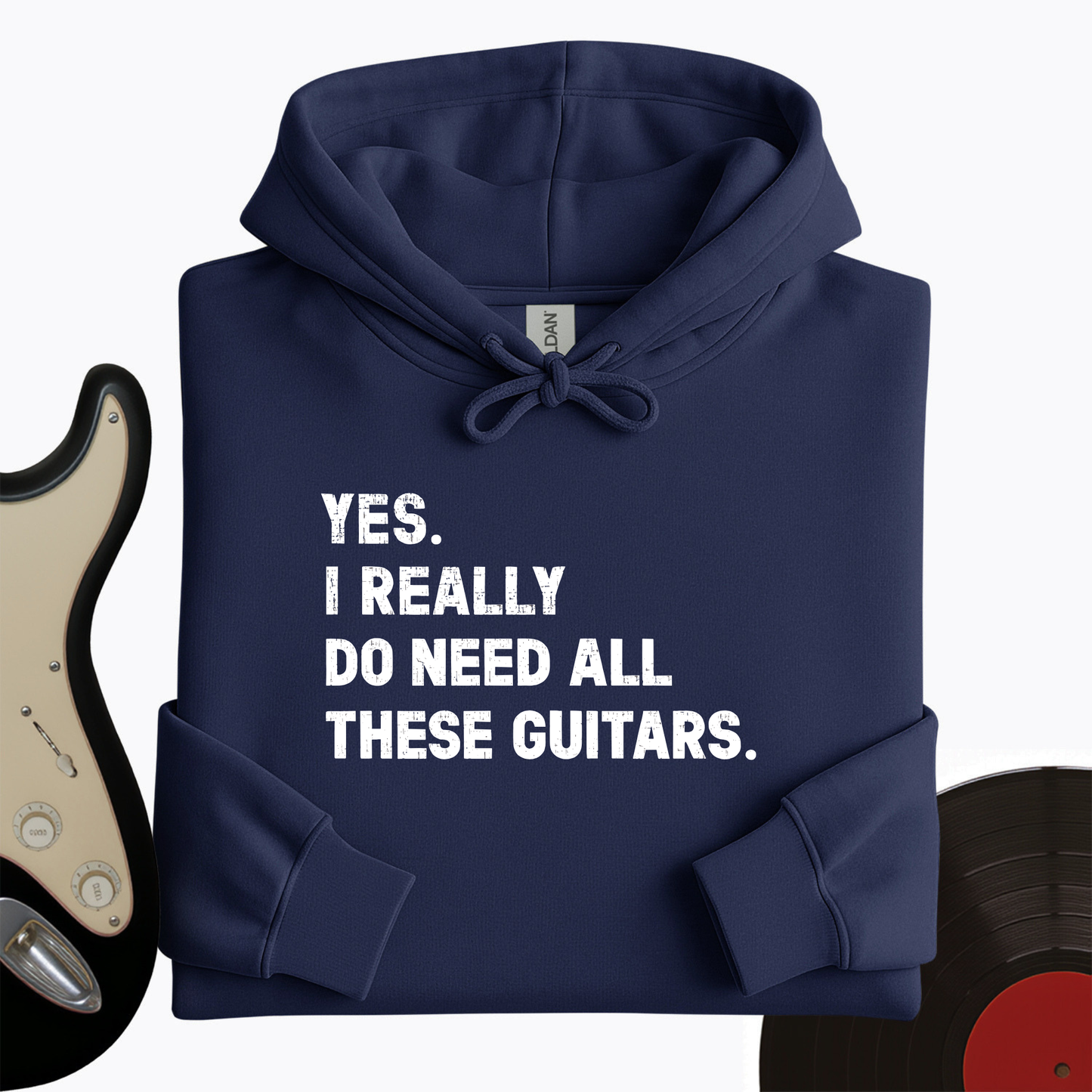 Need All These Guitars Hoodie