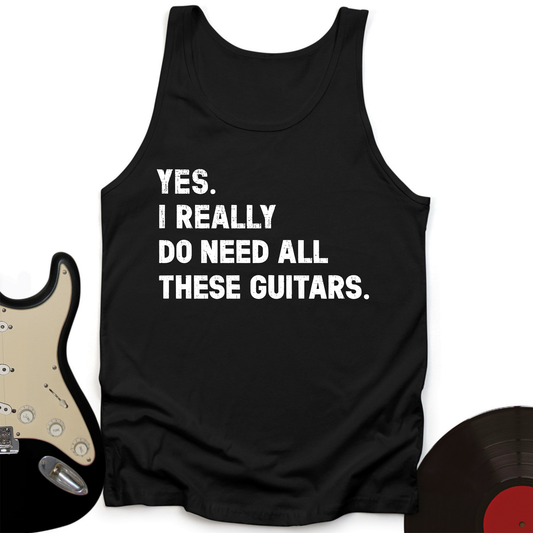 Need All These Guitars Tank Top