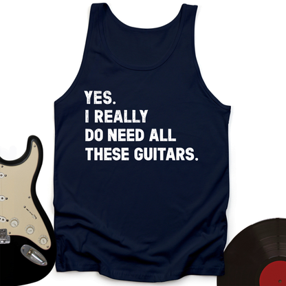 Need All These Guitars Tank Top