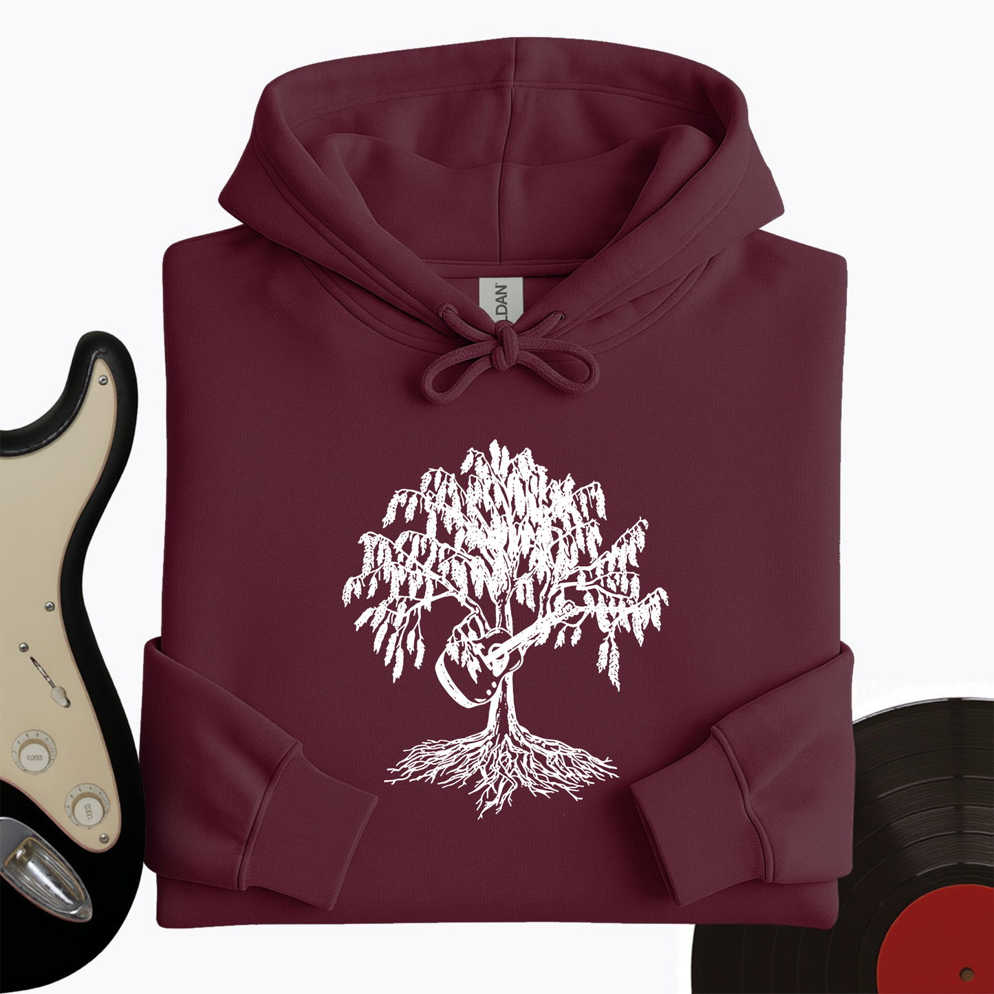 Weeping Willow Guitar Hoodie