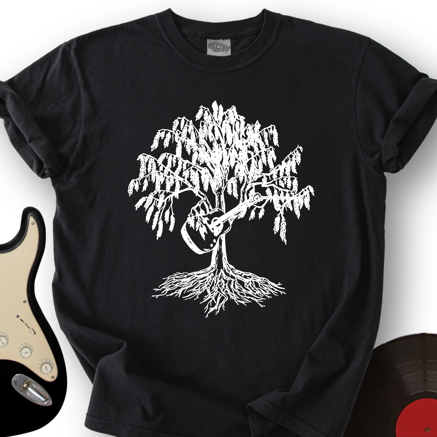Weeping Willow Guitar T-Shirt