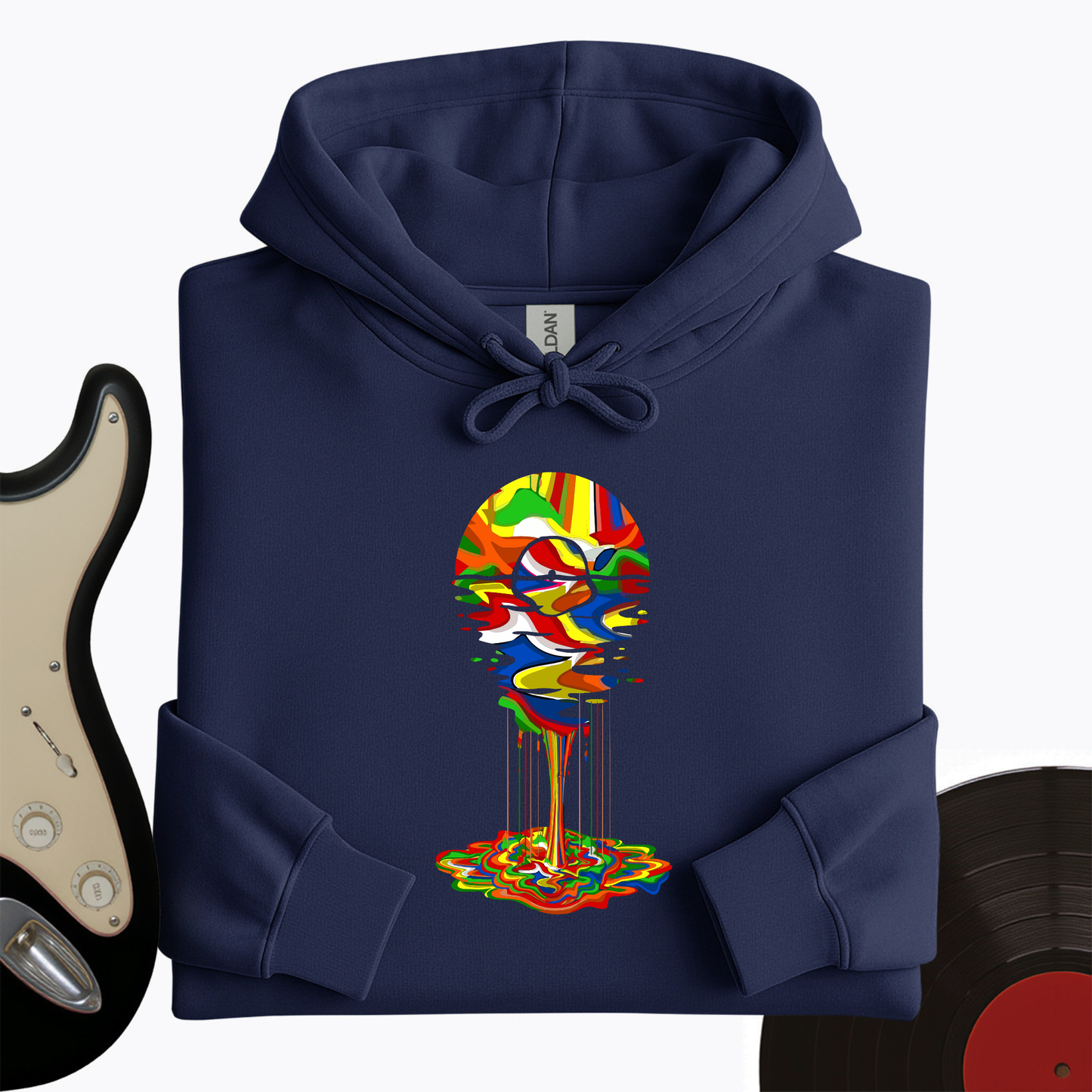 Melting Rainbow Vinyl Hoodie