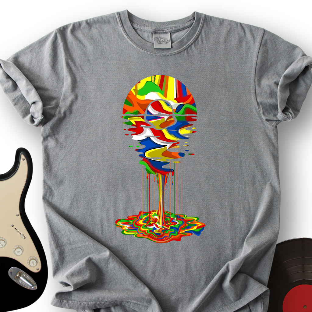 Melting Rainbow Vinyl T-Shirt