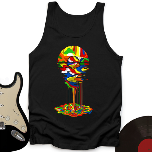 Melting Rainbow Vinyl Tank Top