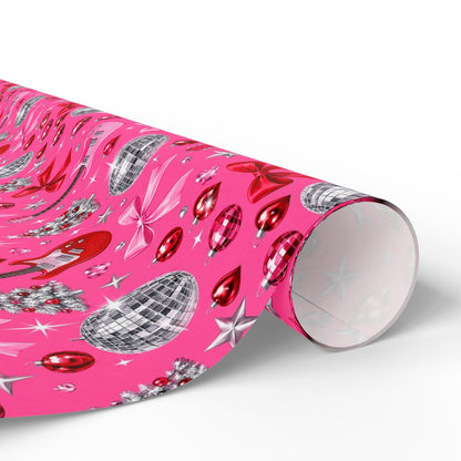 Pinkmas Disco Wrapping Paper