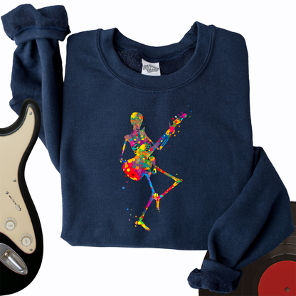 Colorful Souls Guitar Crewneck
