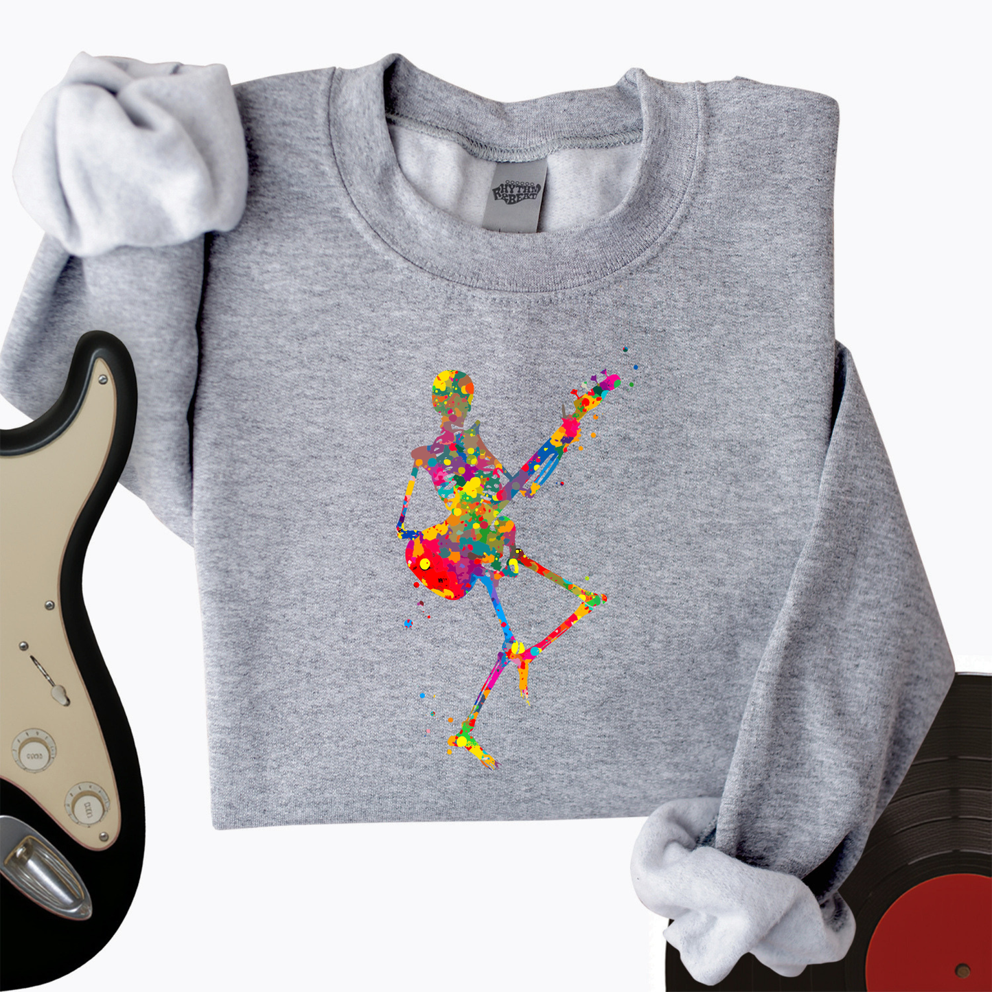 Colorful Souls Guitar Crewneck