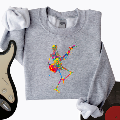 Colorful Souls Guitar Crewneck