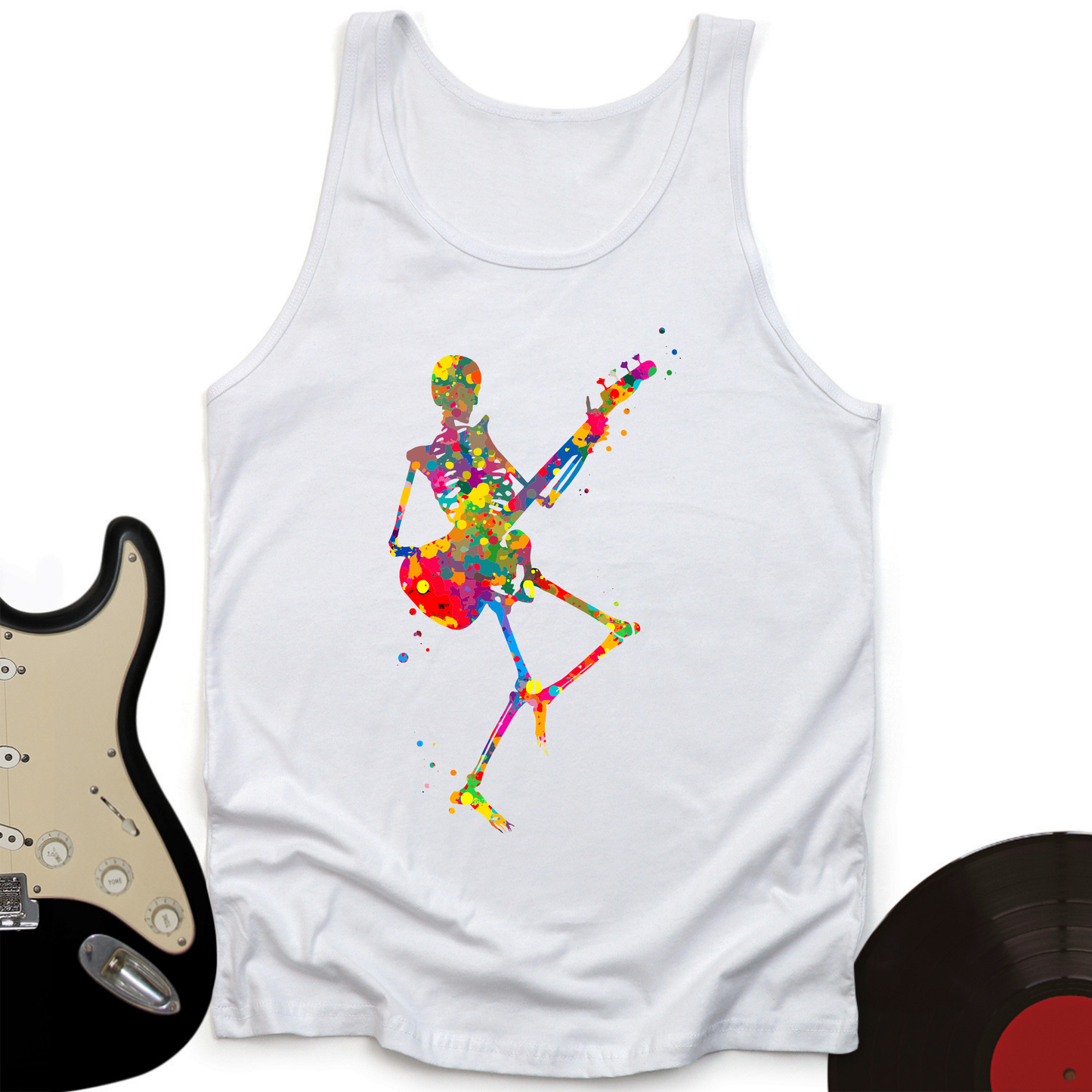 Colorful Souls Guitar Tank Top